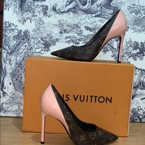 Authentic Louis Vuitton Monogram Cherie Pump Rose